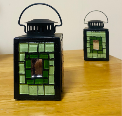 Mini mosaic lamp,set of 2 Perfect for decor your house