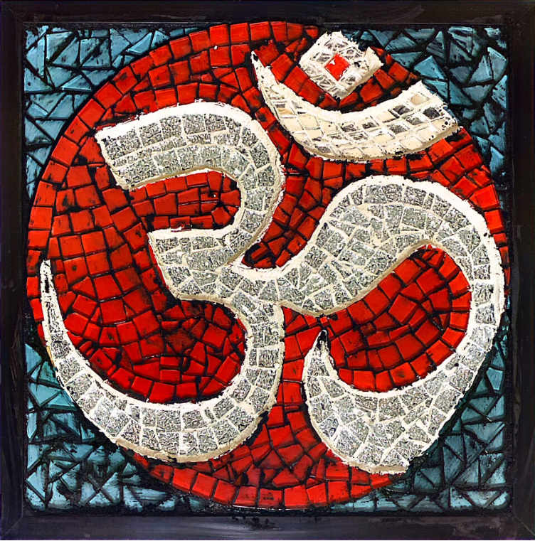 handmade mosaic OM Frame square